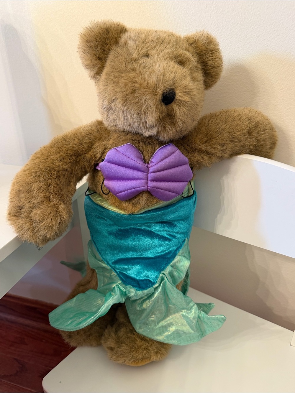 Y2K Build A Bear Plush Teddy Bear in Ariel Costume